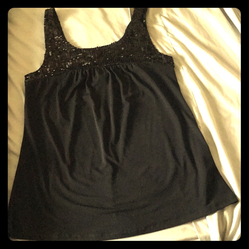 Sequin tank top